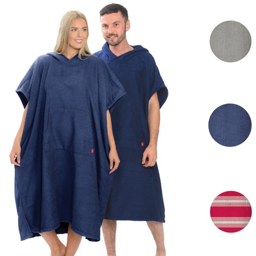 Adult hooded towel poncho - towel,