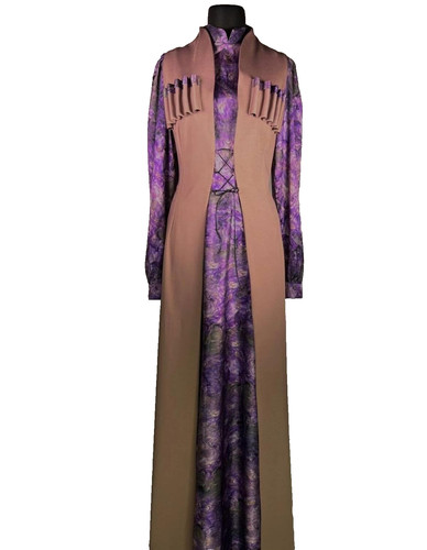 National silk dress for women - silk,