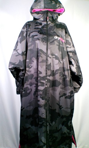 Dry robe camo pink long - dry,
