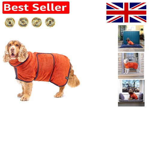 Double layer dog towel robe - robe, s