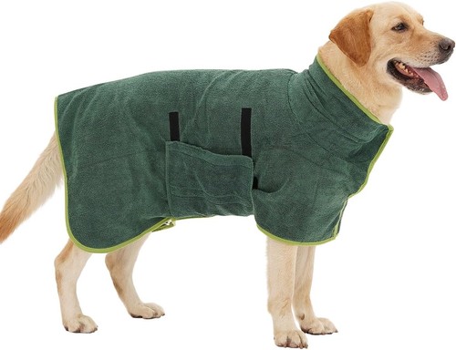Super absorbent dog bathrobe - absorbent,