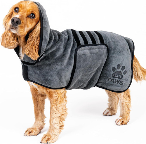 Luxury dog drying coat - drying,
